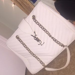 White purse
